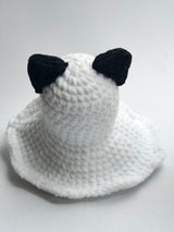 Ghost-Costume Cat & Pumpkin Crochet Car Charm - view 8