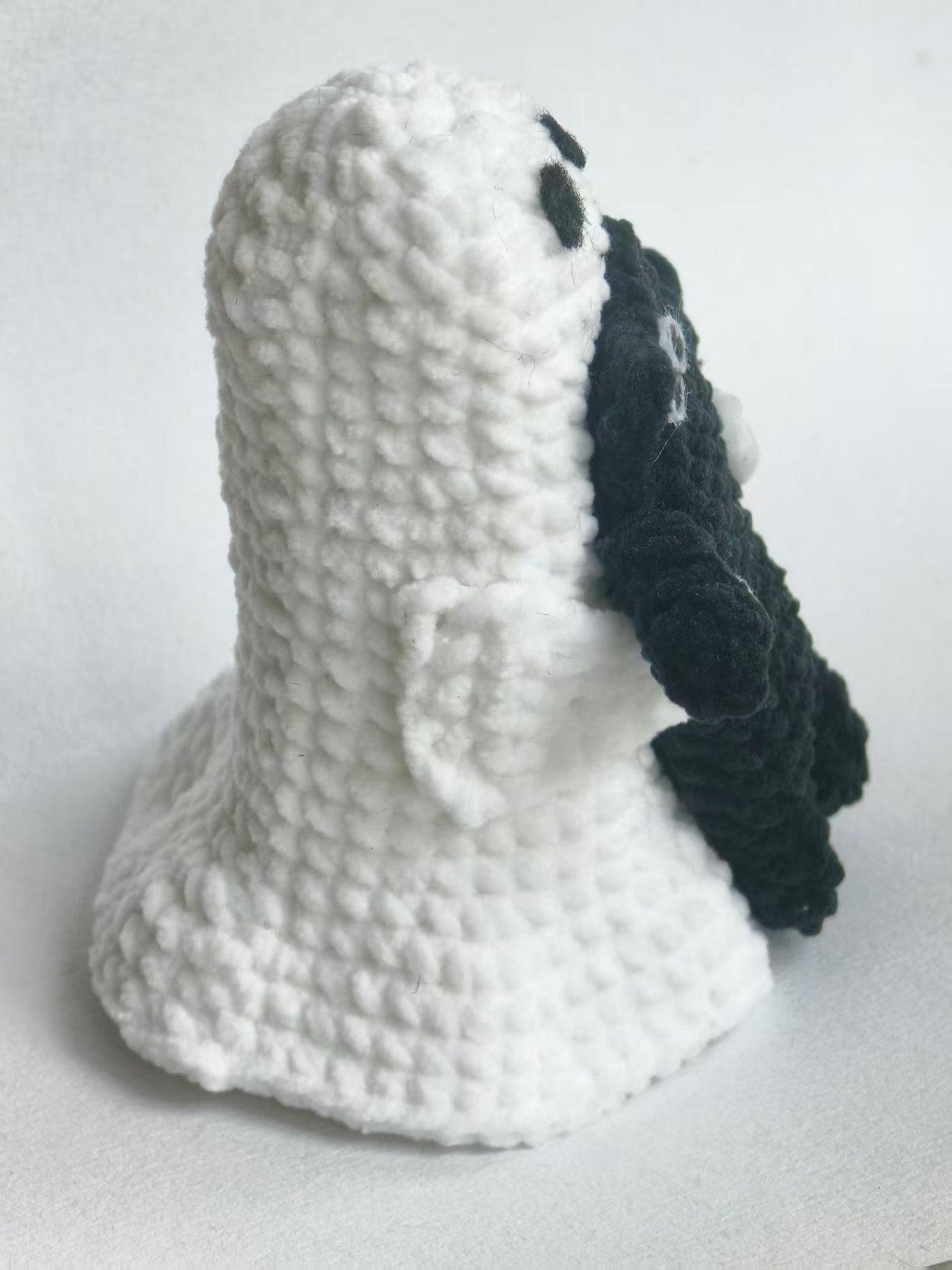 Ghost & Black Cat Crochet Car Charm - view 8