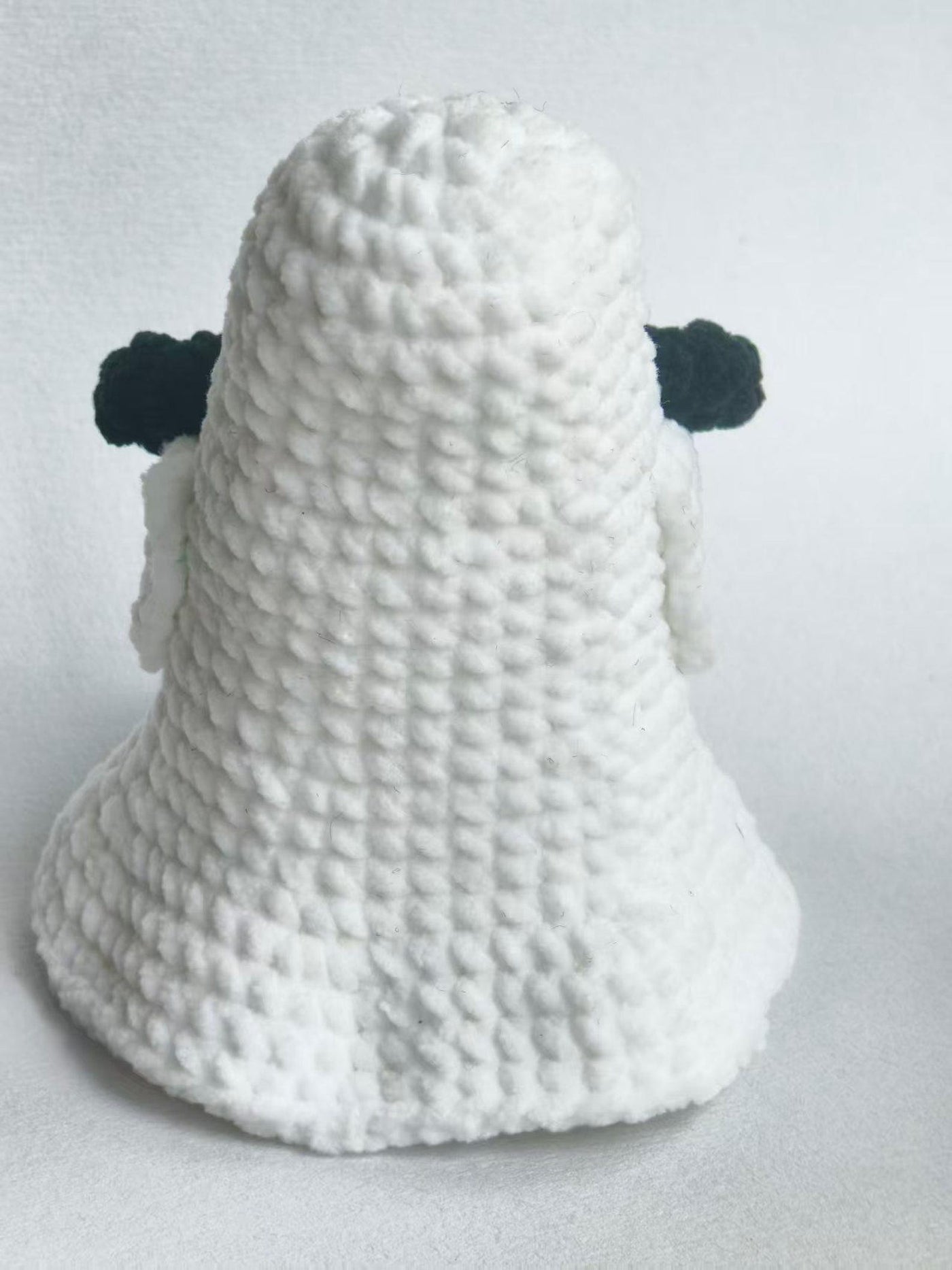 Ghost & Black Cat Crochet Car Charm - view 9